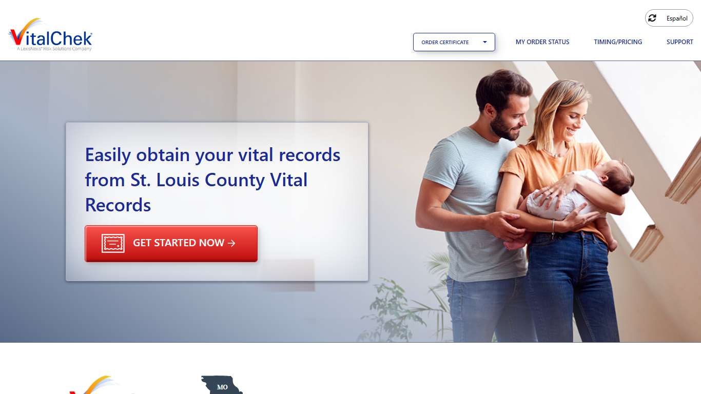 St. Louis County Vital Records (MO) | Order Certificates - VitalChek