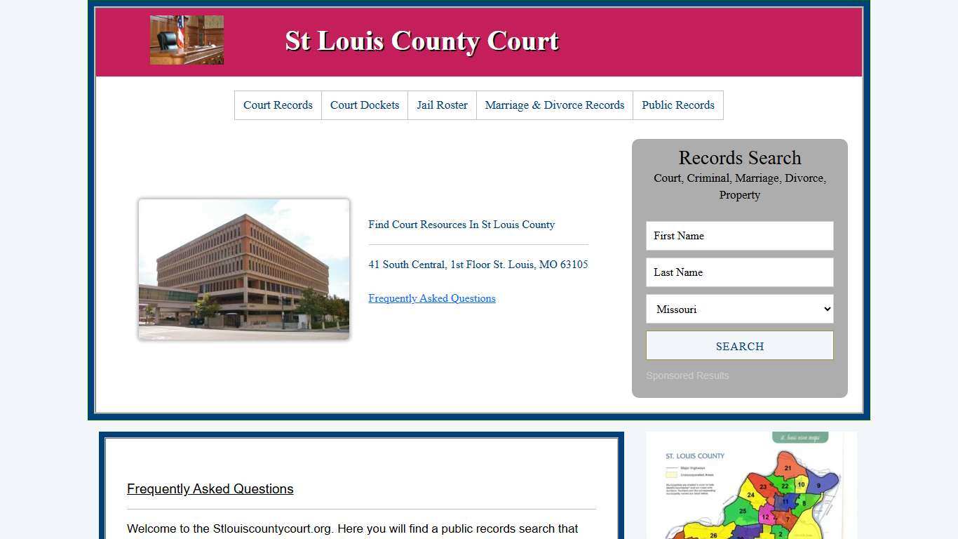 St Louis County Court | County Records